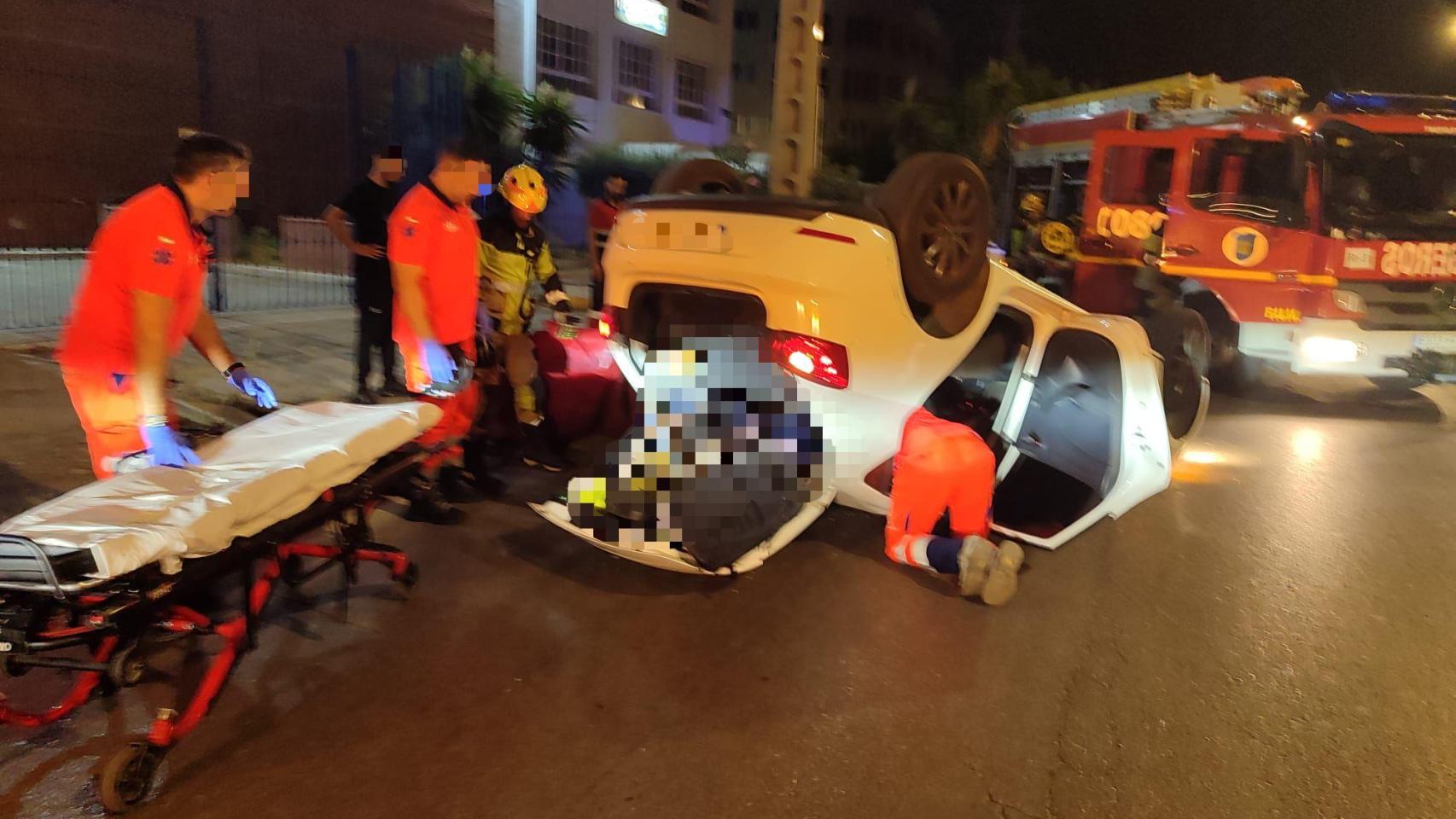 Imagen del accidente.