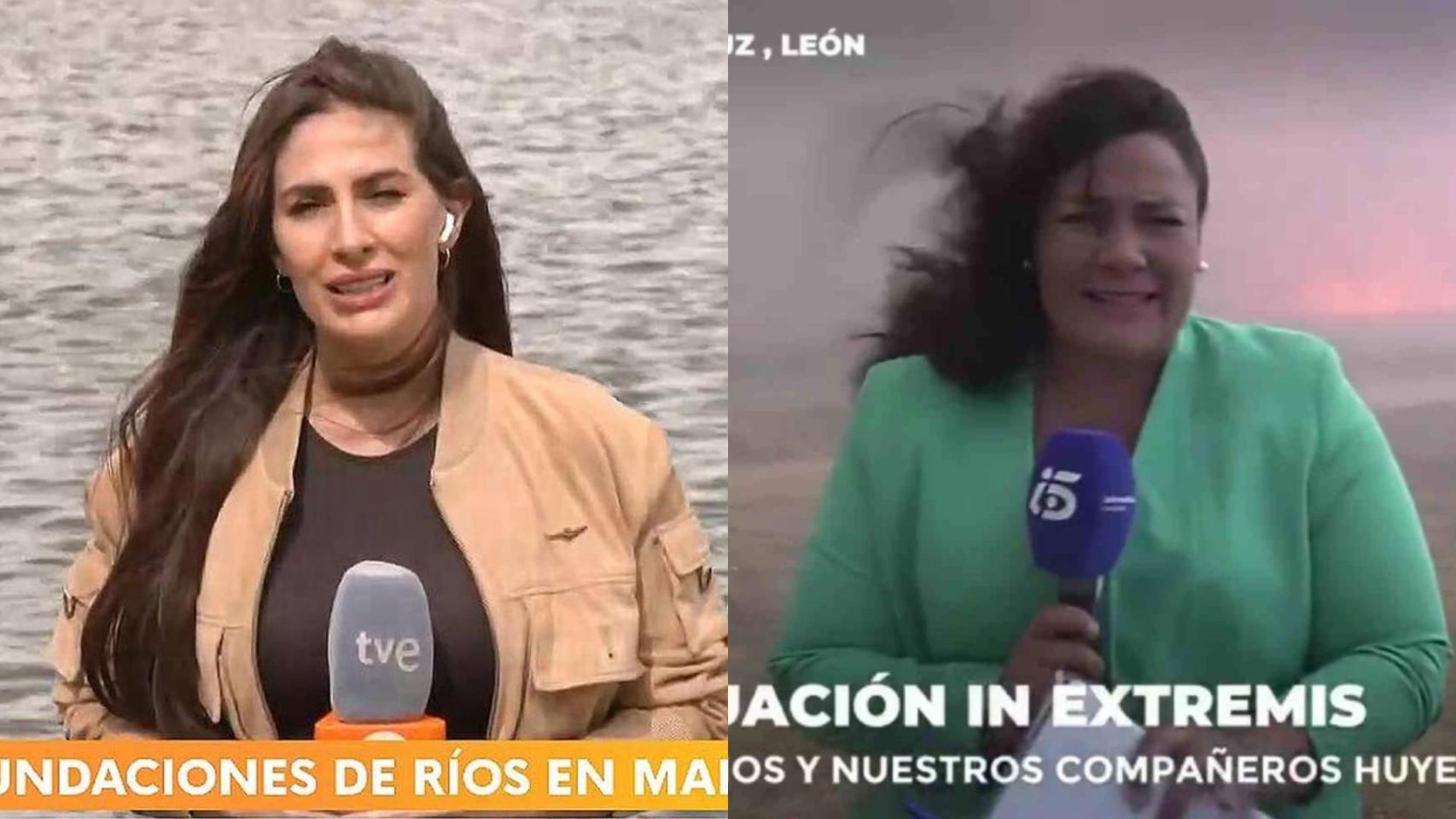 Gemma Camacho en 'Mañaneros 360' y Noemí Bautista en 'Informativos Telecinco'.