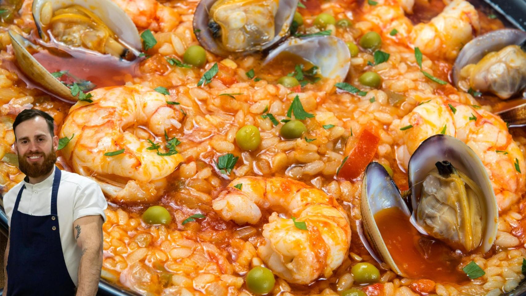 Alfredo Vozmediano en un montaje de El Español