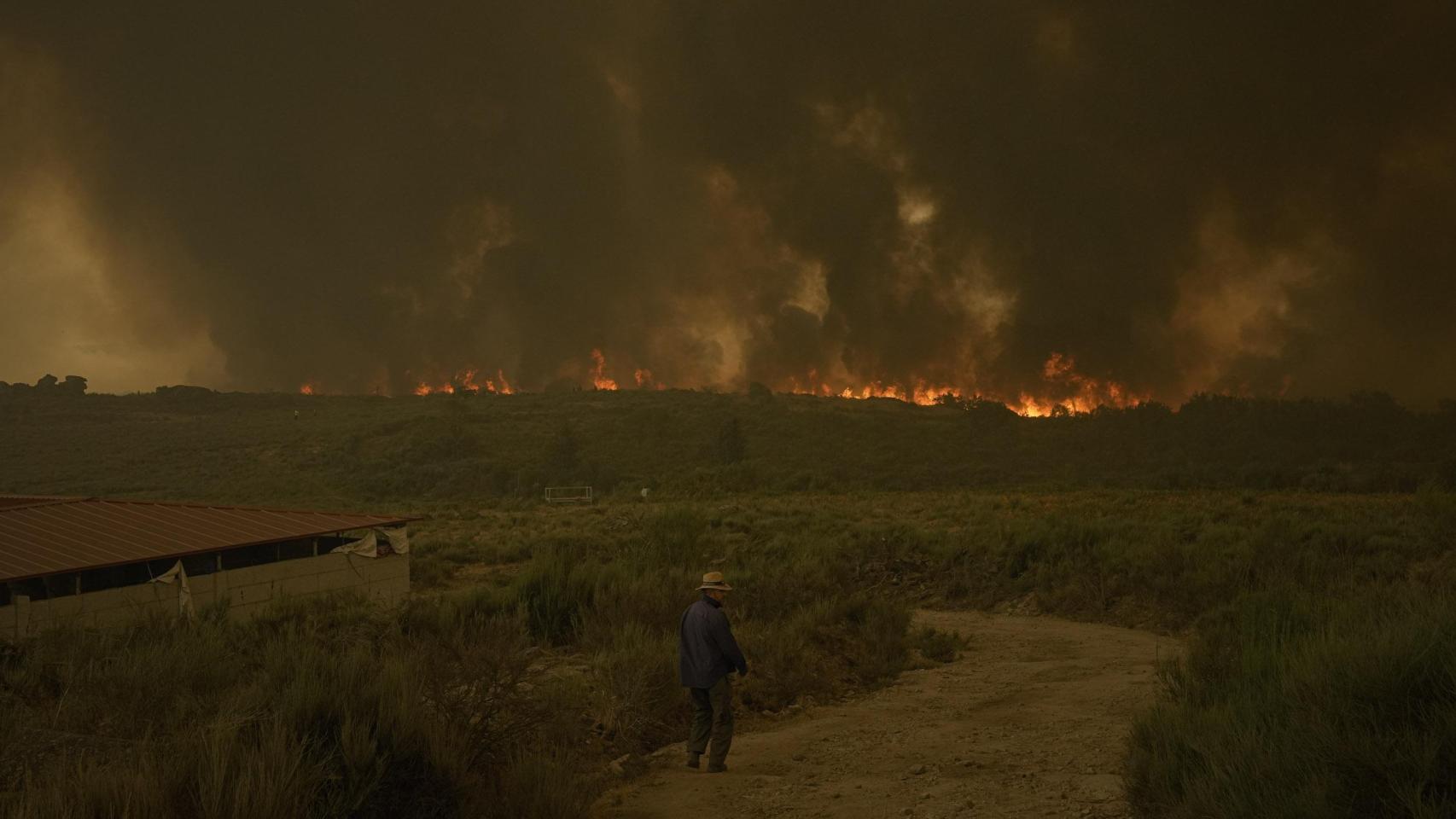 Galicia en llamas: la batalla contra un enemigo sin rostro en Cualedro (Ourense)