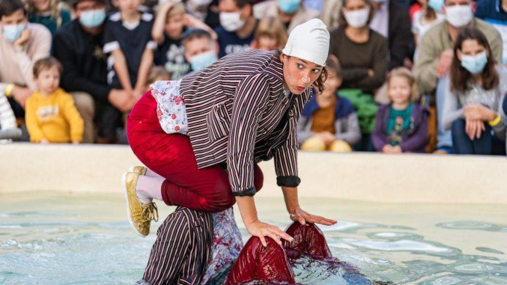 Uno de los espectáculos de ARCA en Aguilar de Campoo