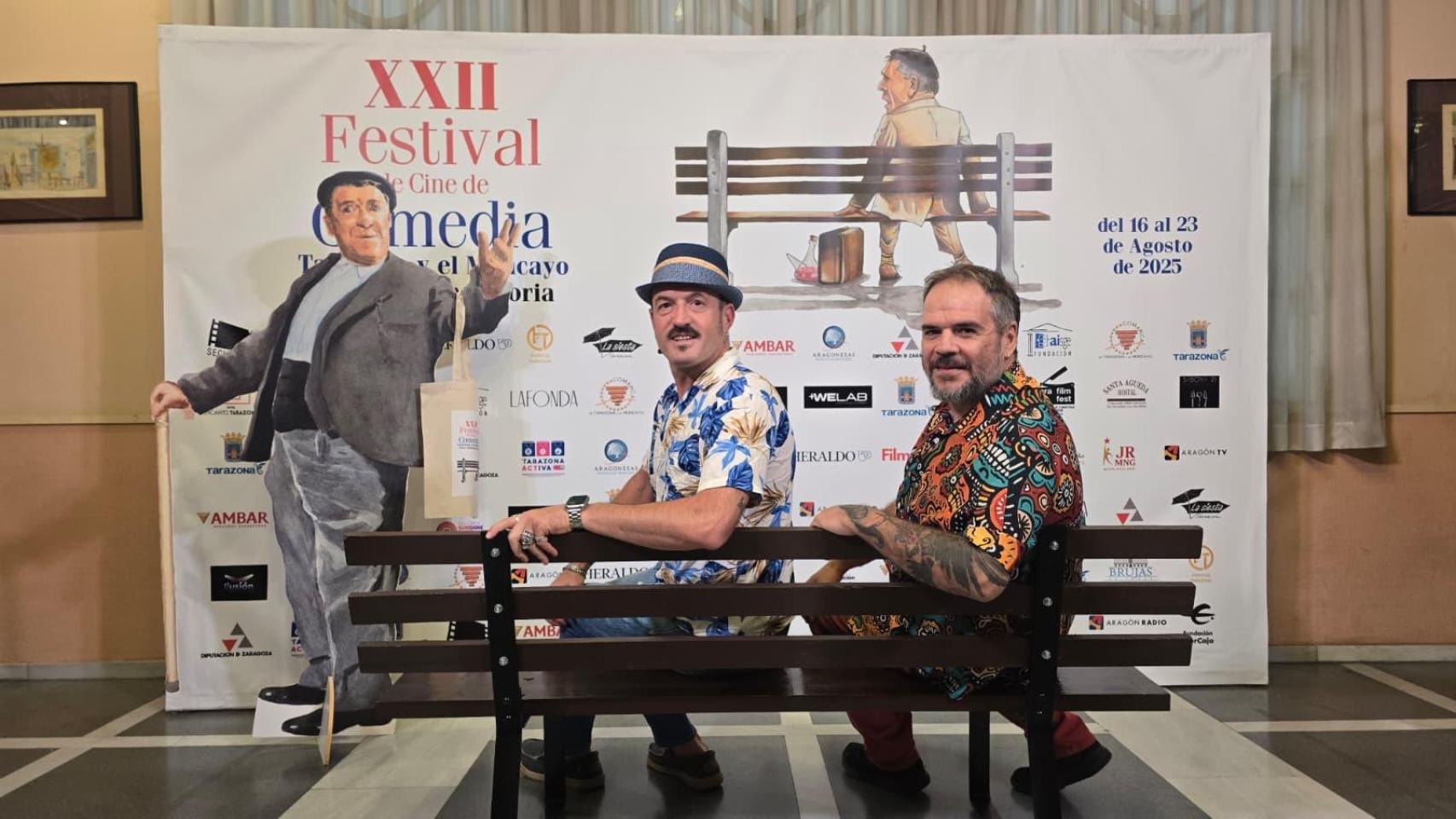 Álex O’Dogherty e Iván Karras en Tarazona.