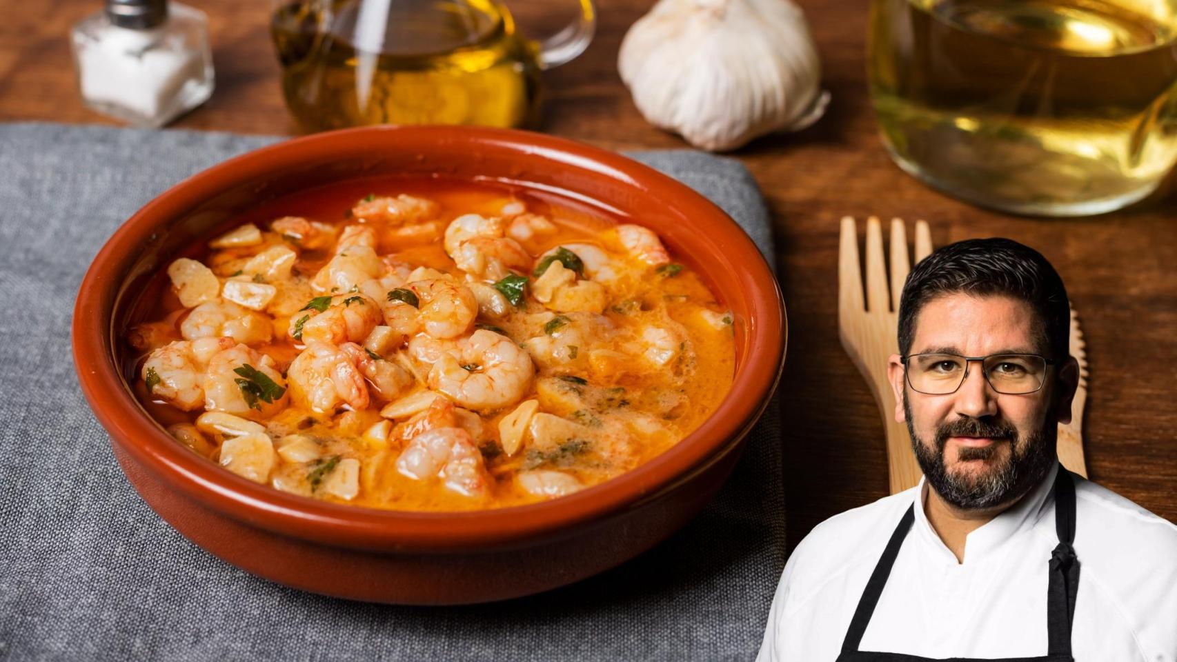 Dani García, chef Michelin, en un montaje de El Español