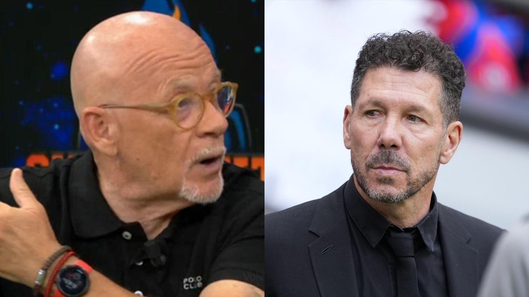 Alfredo Duro y el Cholo Simeone.