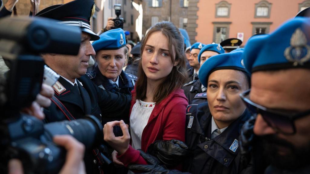 Fotograma de la miniserie 'Amanda Knox: una historia retorcida'.