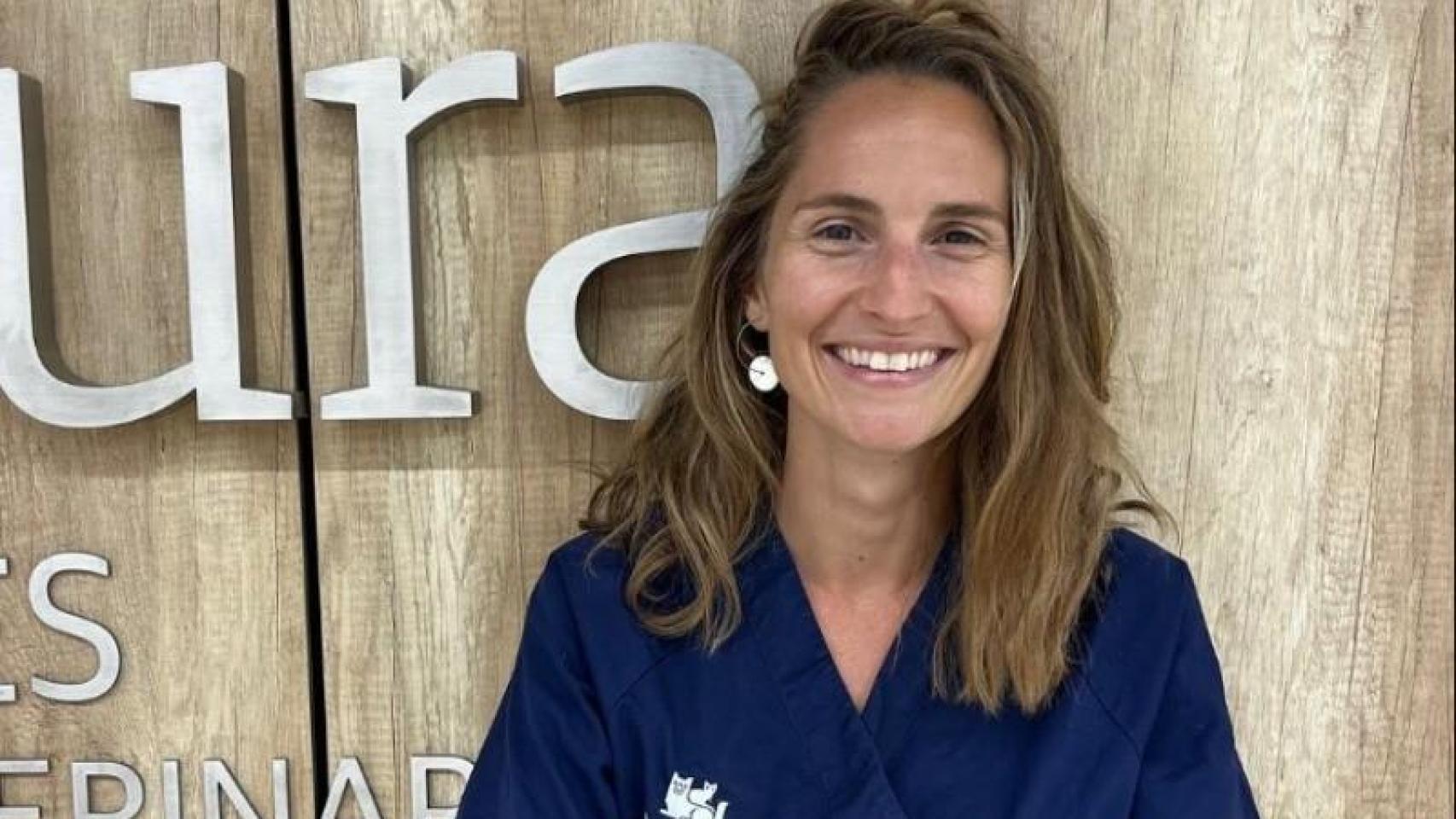 La veterinaria Laura Izquierdo.