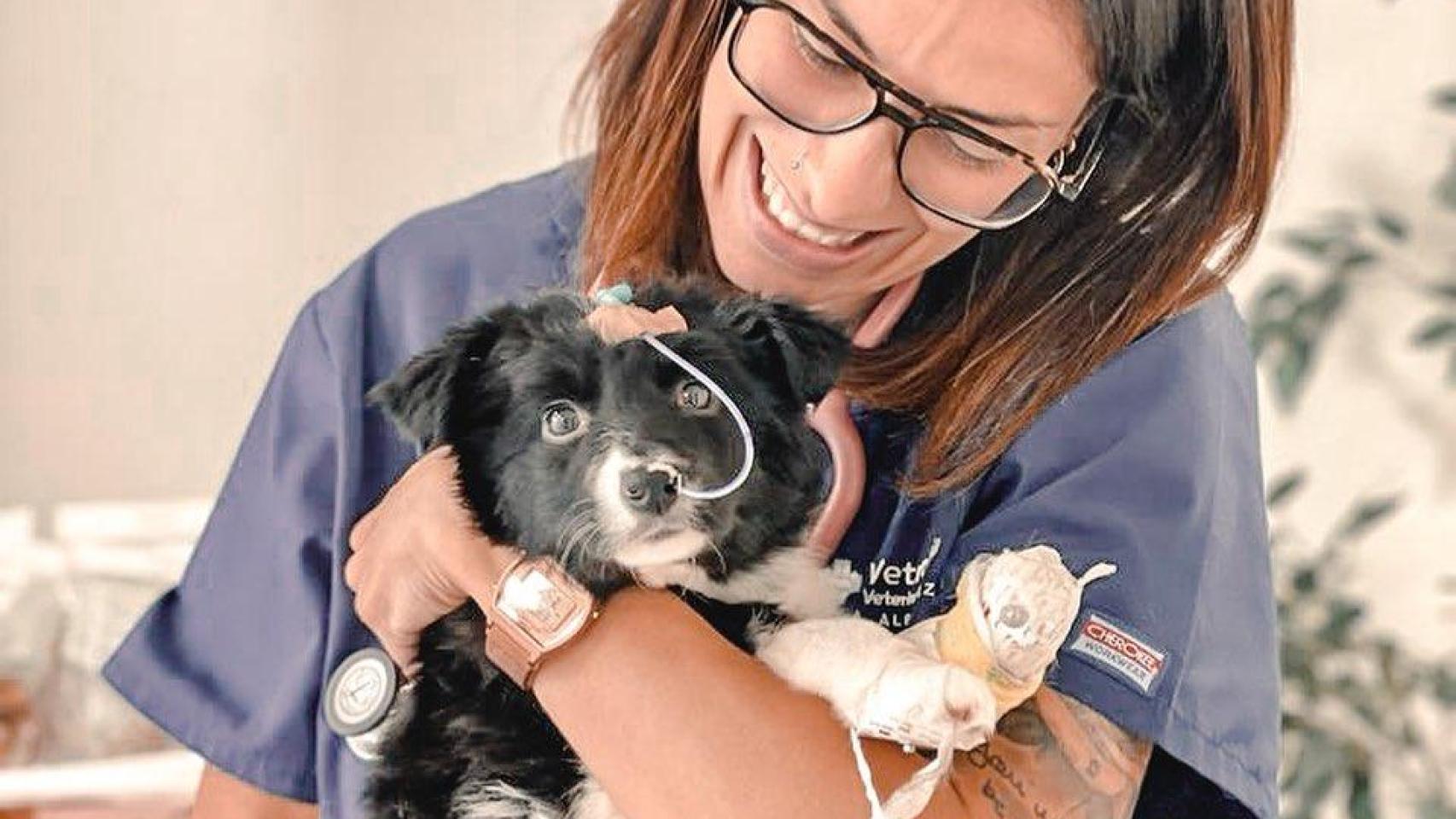 Alba Pérez, veterinaria.