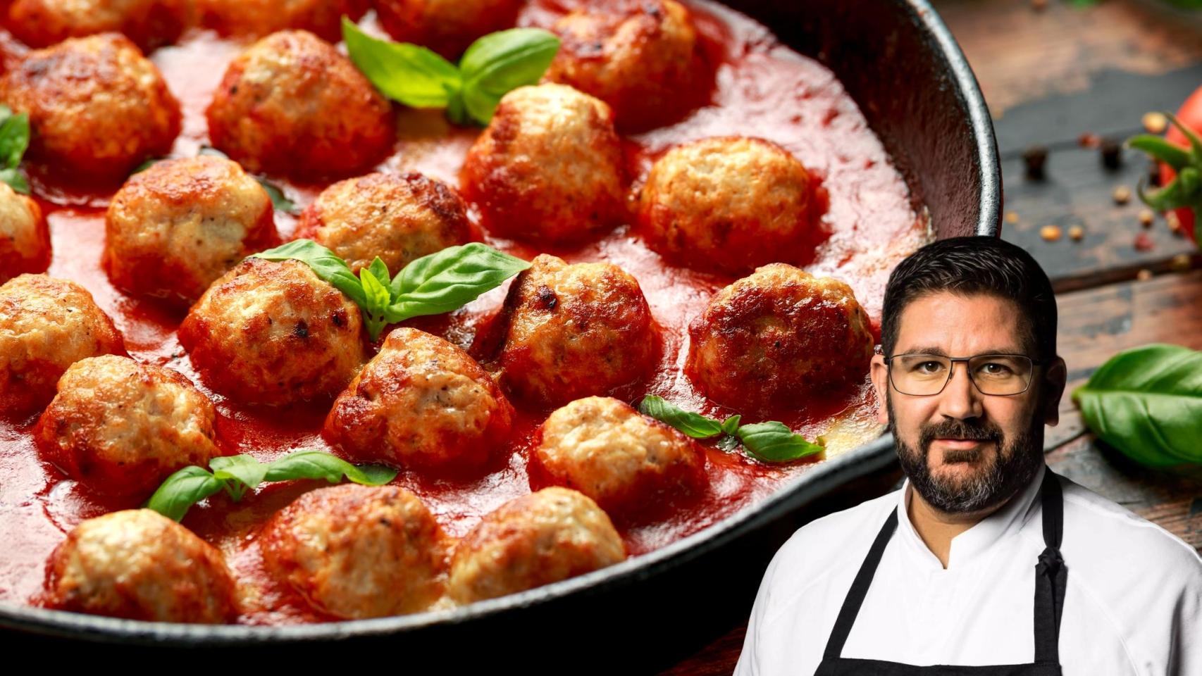 Dani García en un montaje de El Español