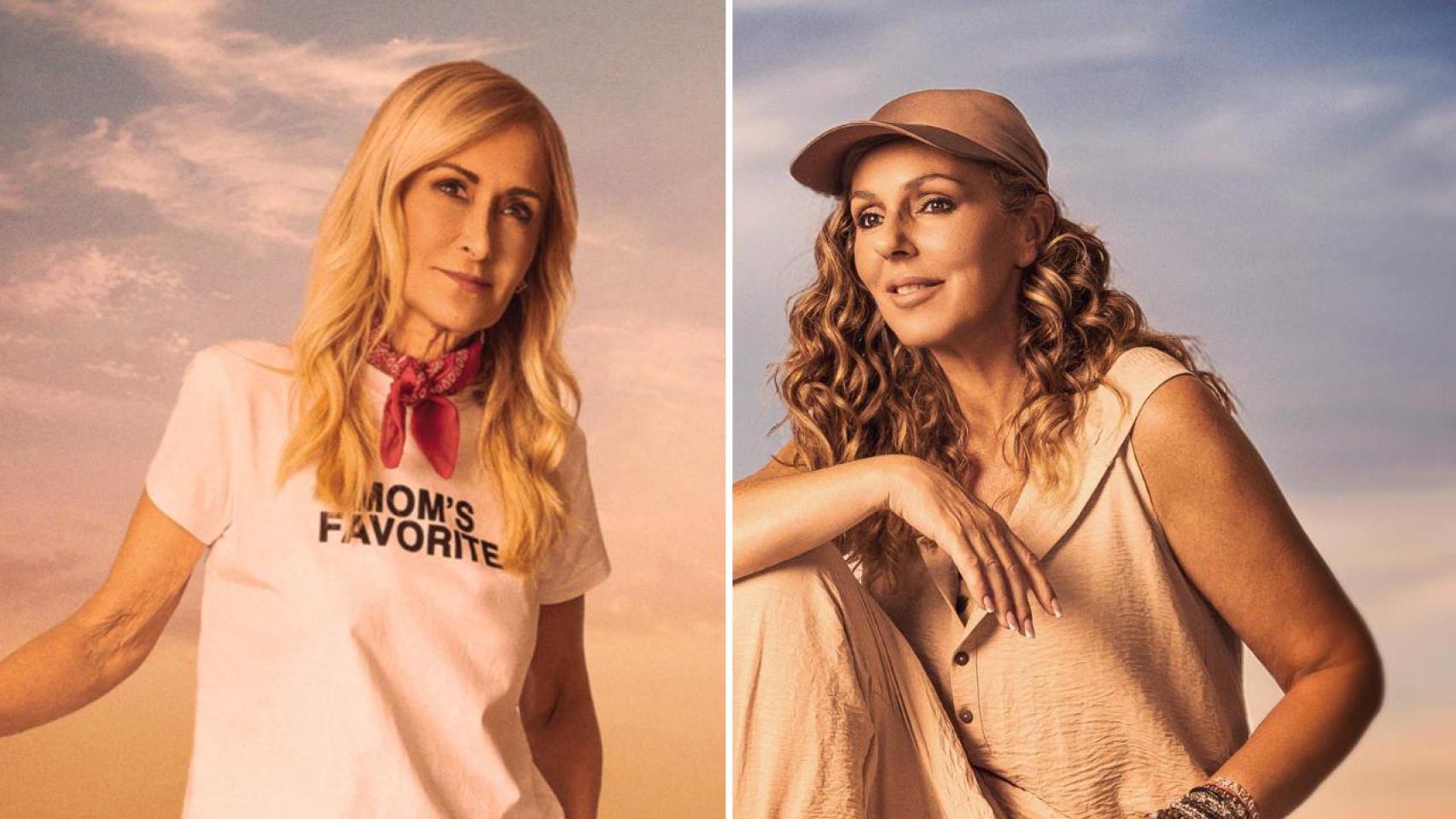 Cristina Cifuentes y Rocío Carrasco, concursantes de 'Hasta el fin del mundo'.
