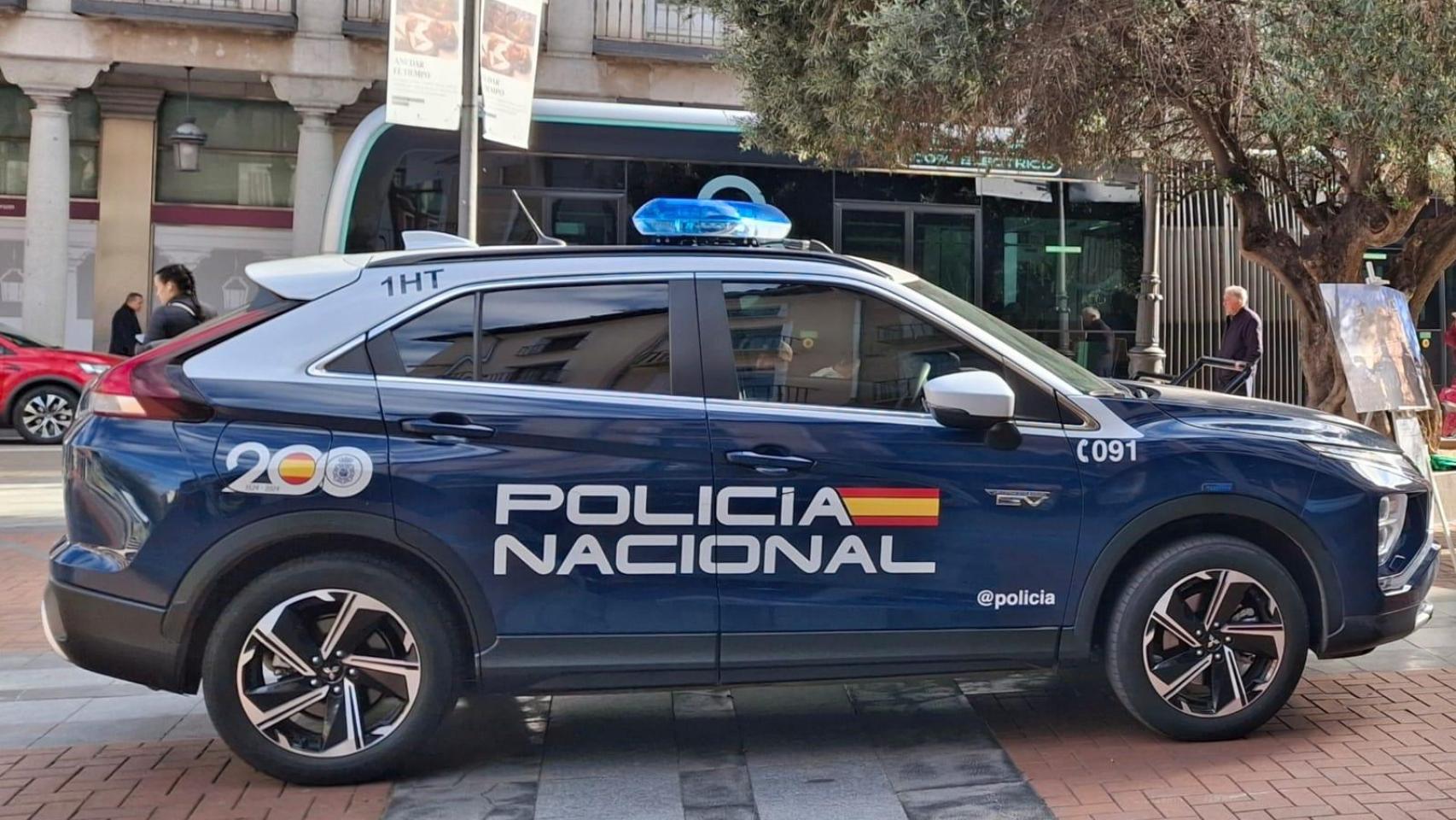 Vehículo de la Policía Nacional de Valladolid