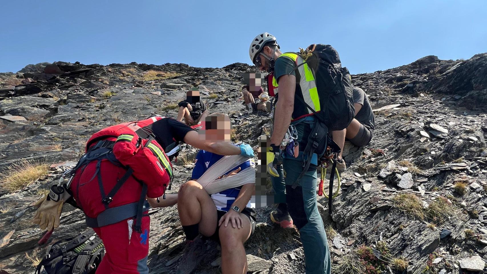 Imagen de uno de los rescates.