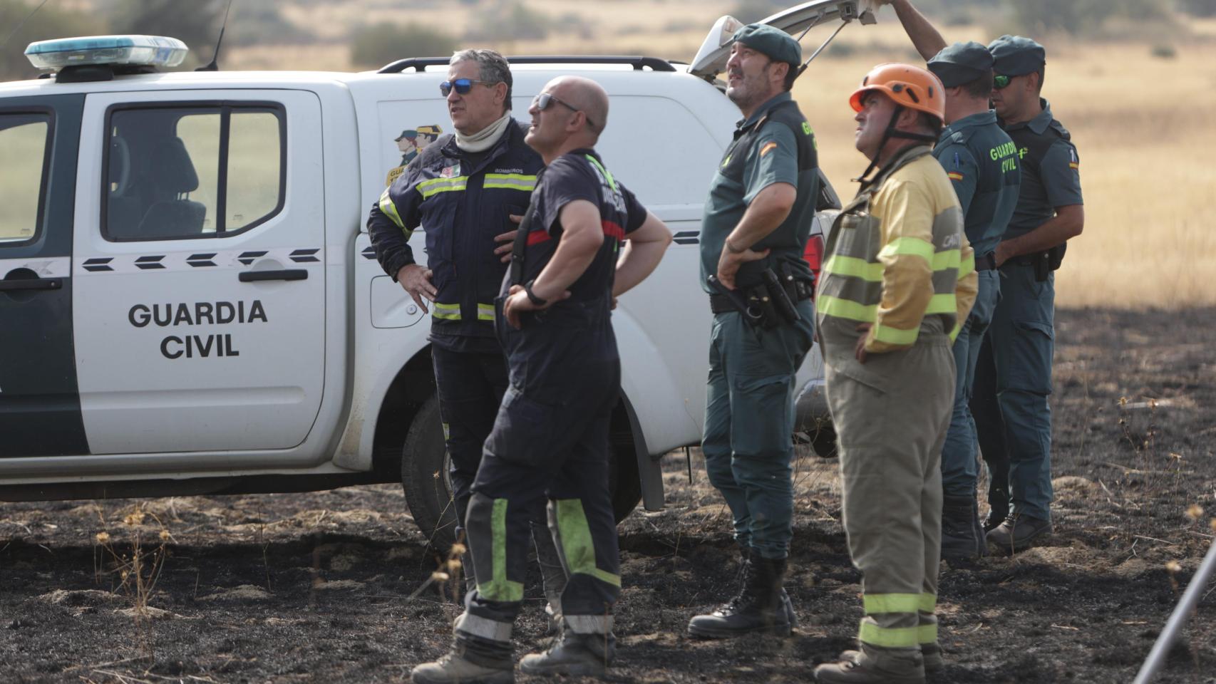 Incendio entre Mahide y Pobladura de Aliste