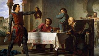 Juan Vicente Cots: Primera hazaña del Cid, 1864. Museo del Prado.