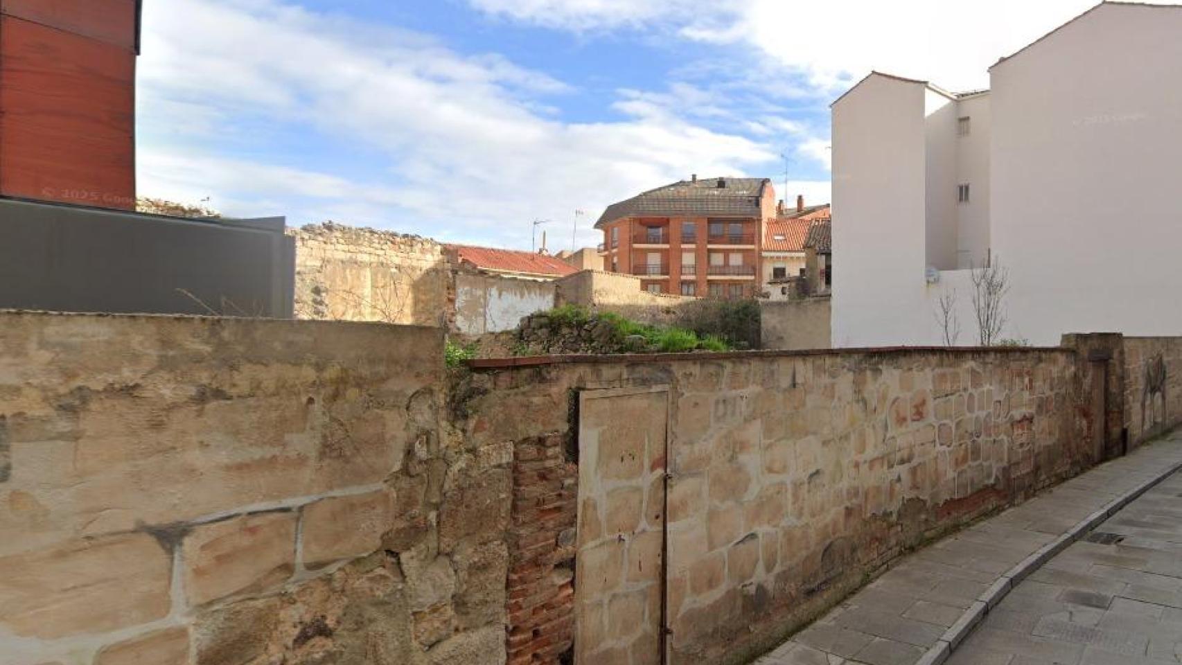 Lugar donde se ubican las dos parcelas en la calle Ramón Álvarez