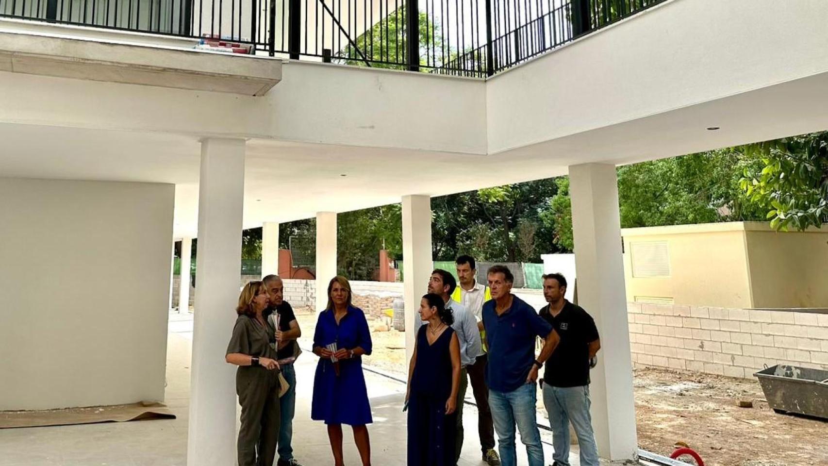 Susana Camarero en el nuevo centro de mayores de Monteolivete. GVA