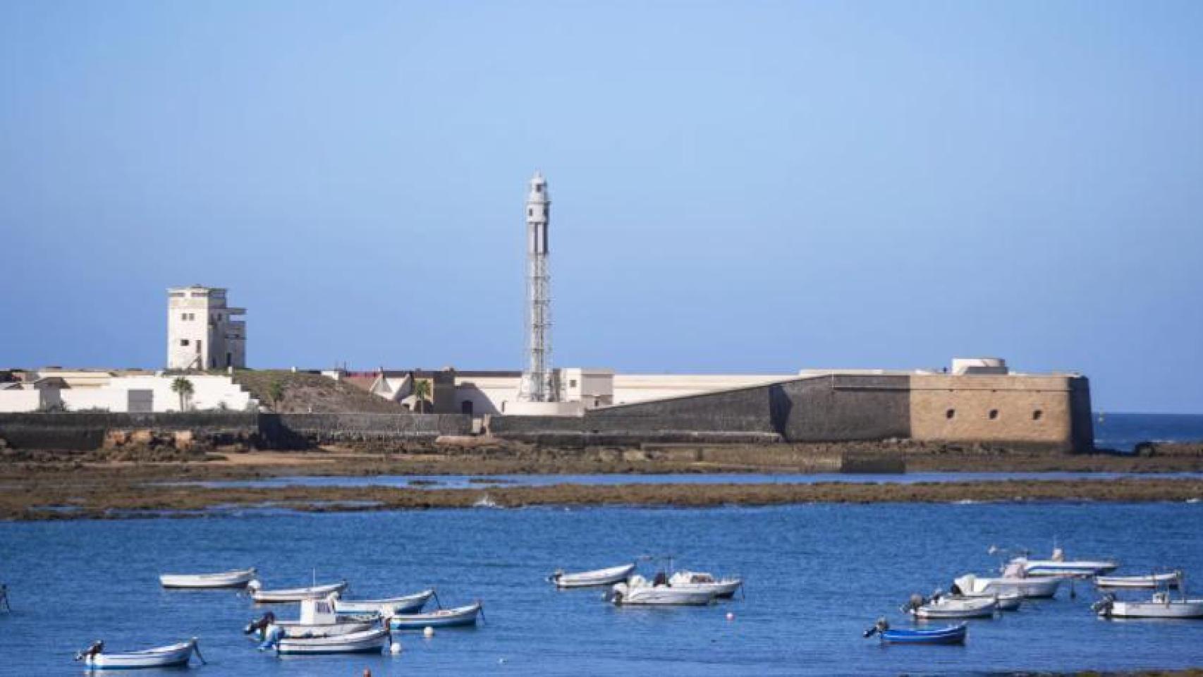 Imagen de la playa de La Caleta, en Cádiz.