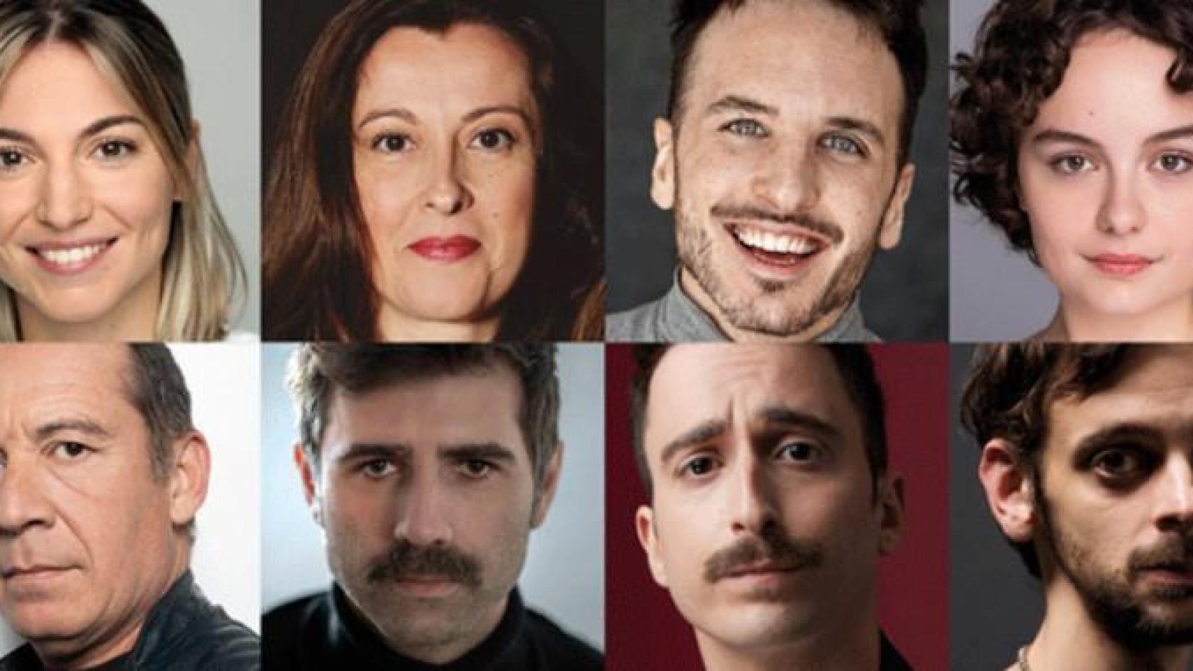 Parte de los actores que forman parte del reparto de Numancia.