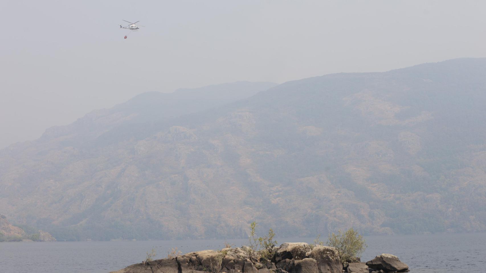 Incendio en el Lago de Sanabria