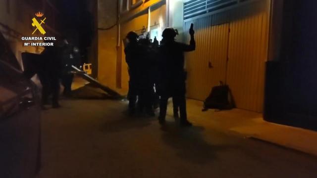 El registro de la Guardia Civil.