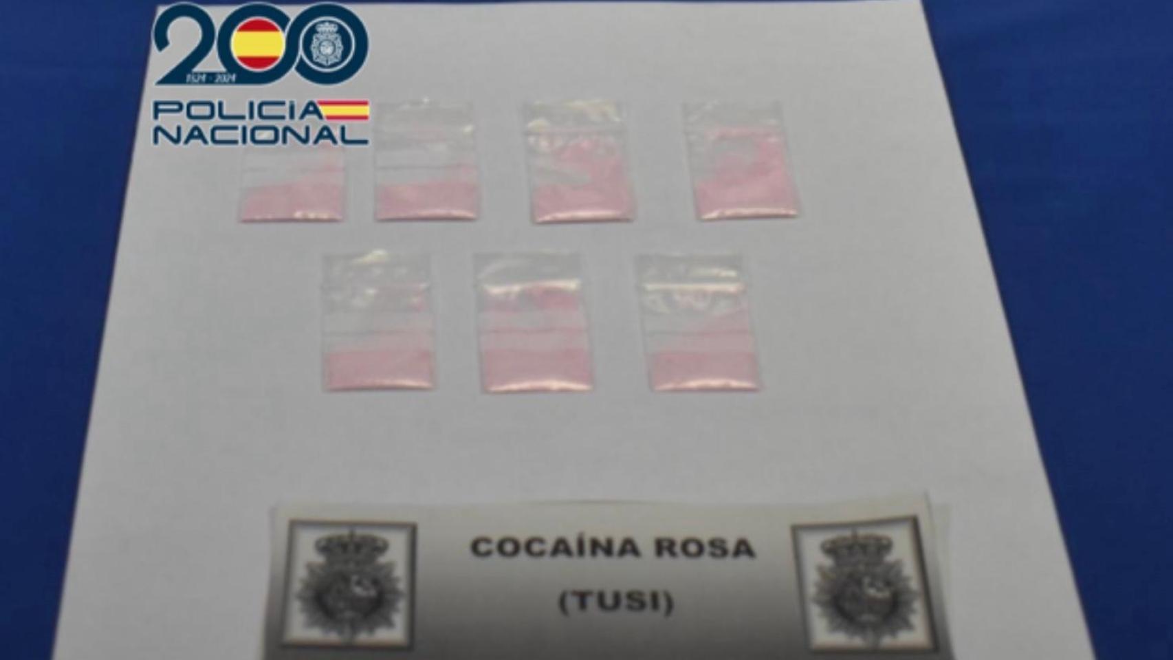 Imagen de las sustancias estupefacientes intervenidas a la mujer en Valladolid