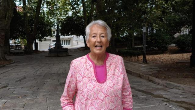 Rosa Quiroga, vecina de la Ciudad Vieja de A Coruña.