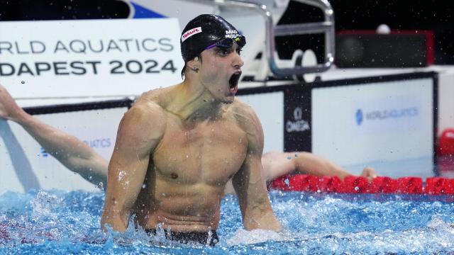 Carles Coll, tras su victoria en el Mundial de Budapest 2024