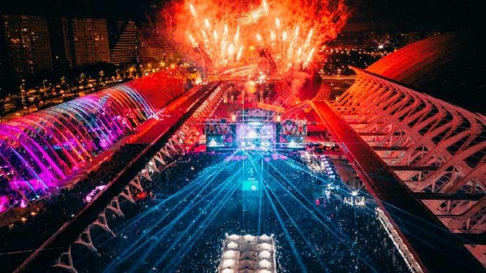 Imagen del festival Big Sound Festival, en la Ciudad de las Artes y las Ciencias de Valencia, en una edición anterior.
