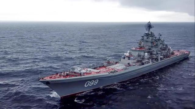 Crucero nuclear Piotr Velikiy de Rusia.
