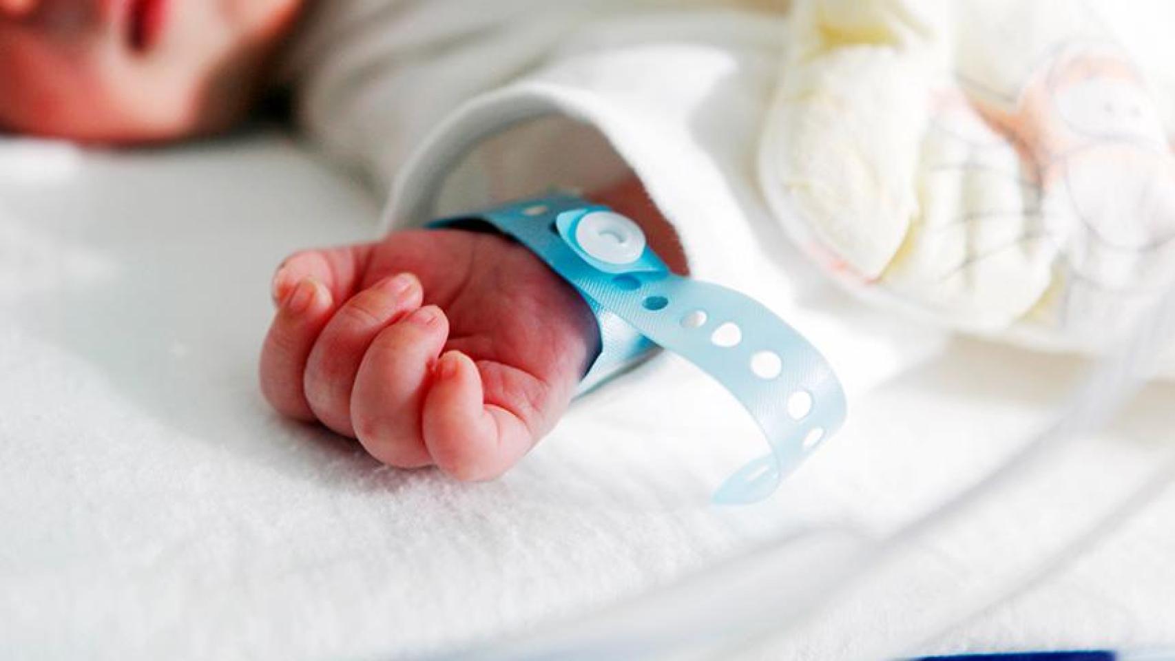 Imagen de archivo de un recién nacido.