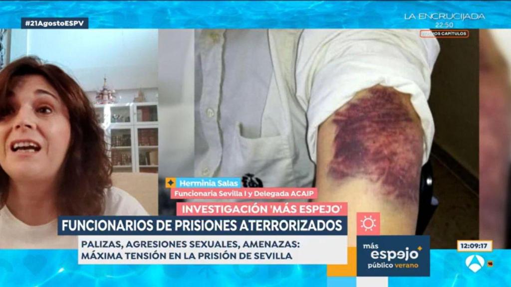 Herminia Salas, funcionaria en la cárcel de Sevilla I.