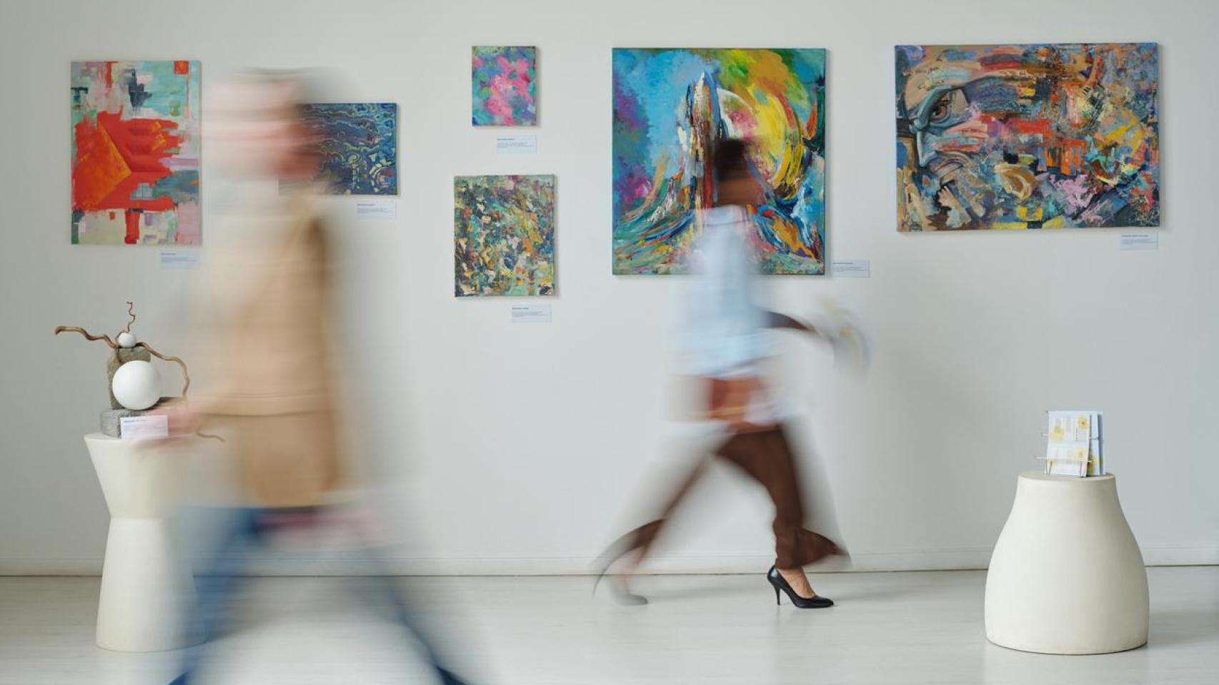 Imagen de archivo de una exposición.