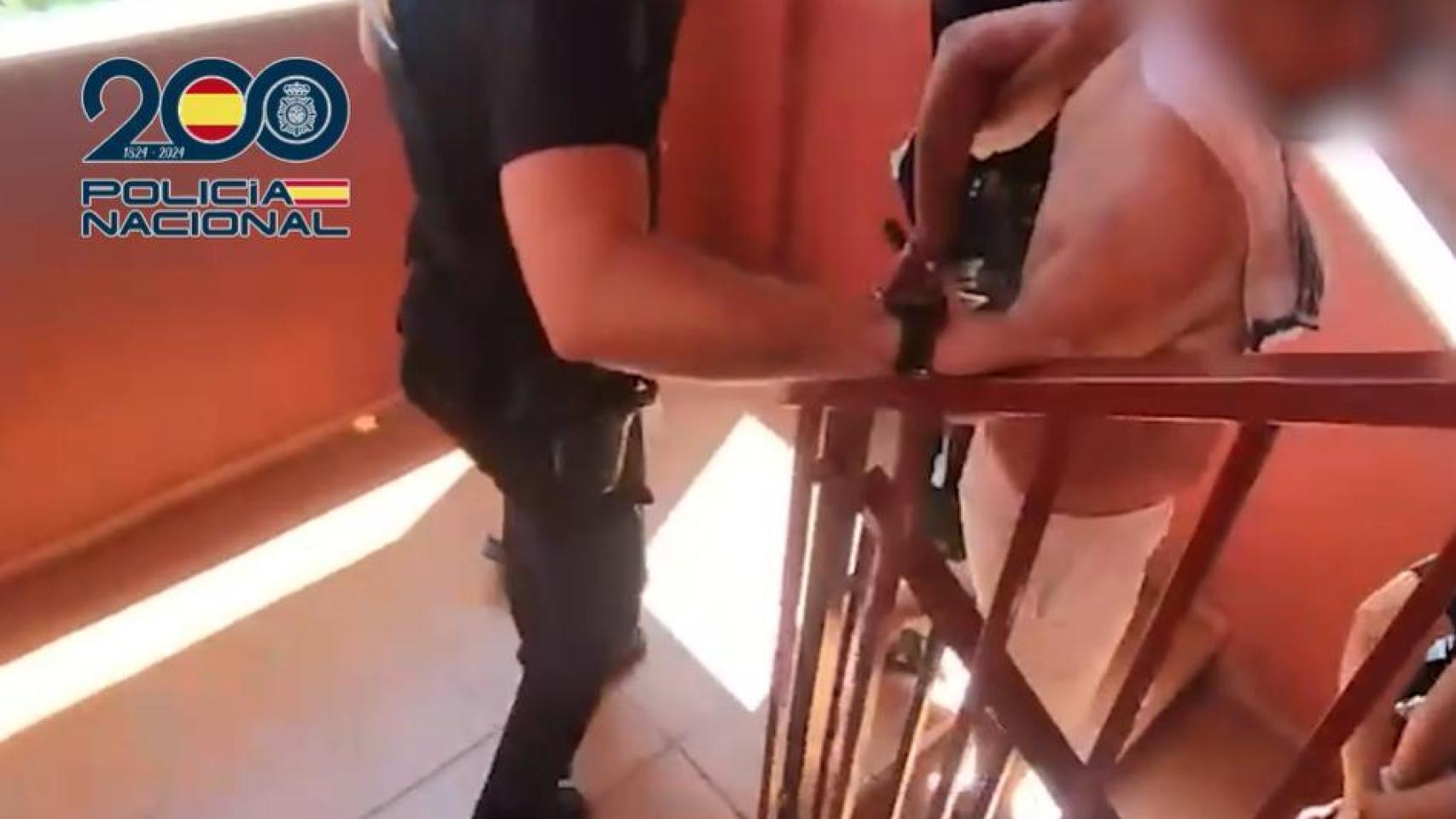 Una imagen de la detención.