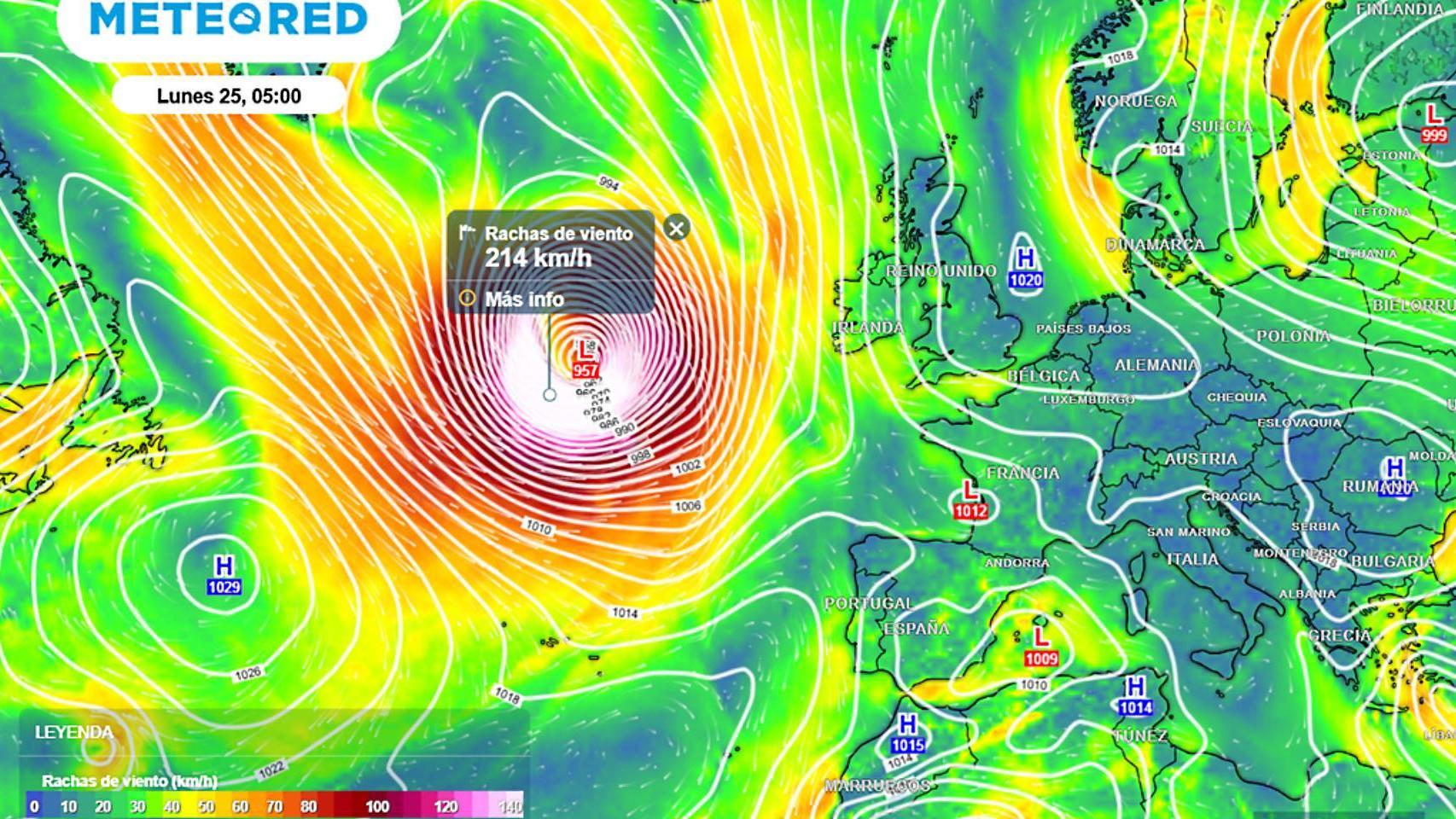 El huracán Erin se transforma en borrasca sobre el Atlántico. Meteored.
