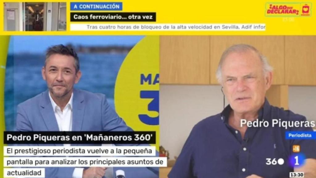 Javier Ruiz y Pedro Piqueras, en 'Mañaneros 360'.