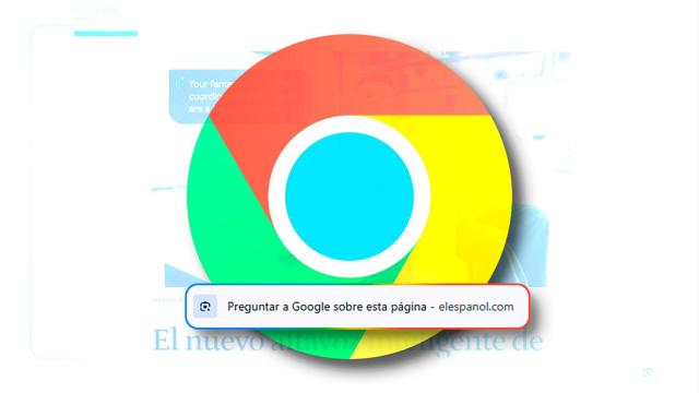 Fotomontaje inspirado en Google Lens en Chrome