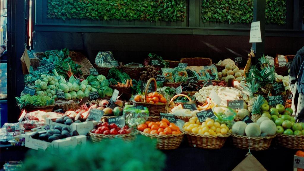 Imagen de archivo de una frutería.