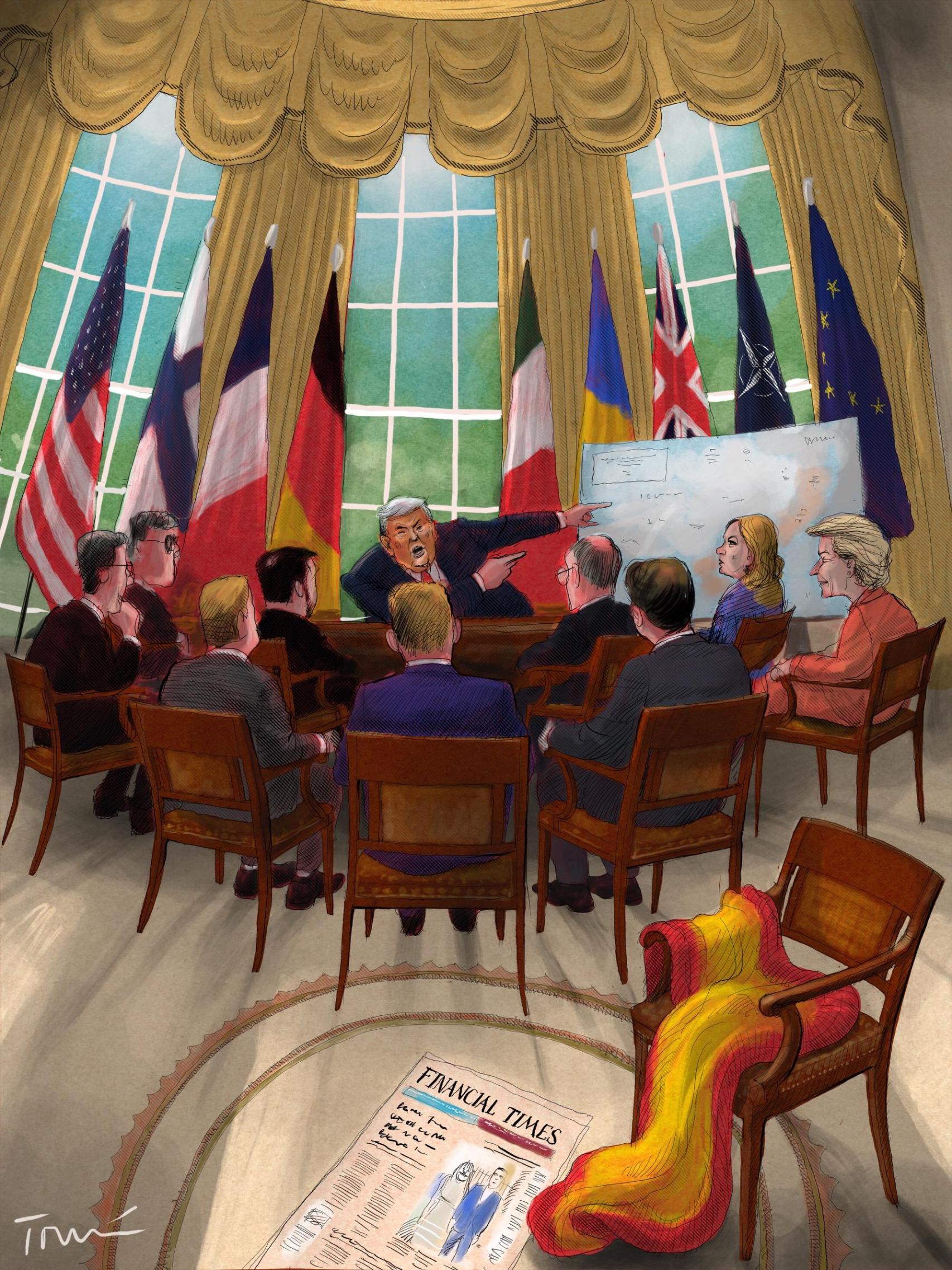 Sánchez, excluido de las reuniones entre líderes internacionales.