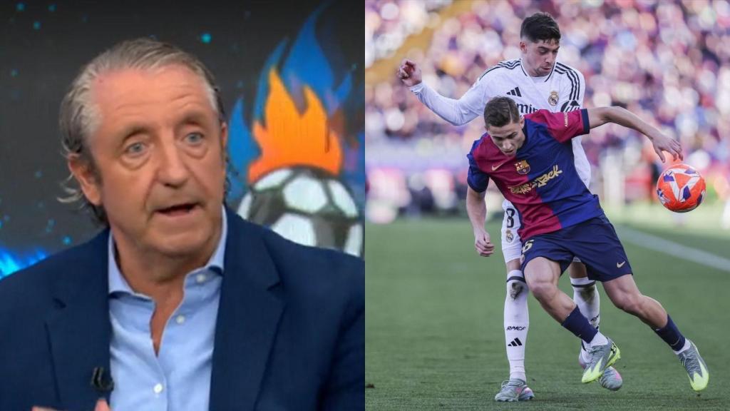 Imagen de Josep Pedrerol y el último Clásico.