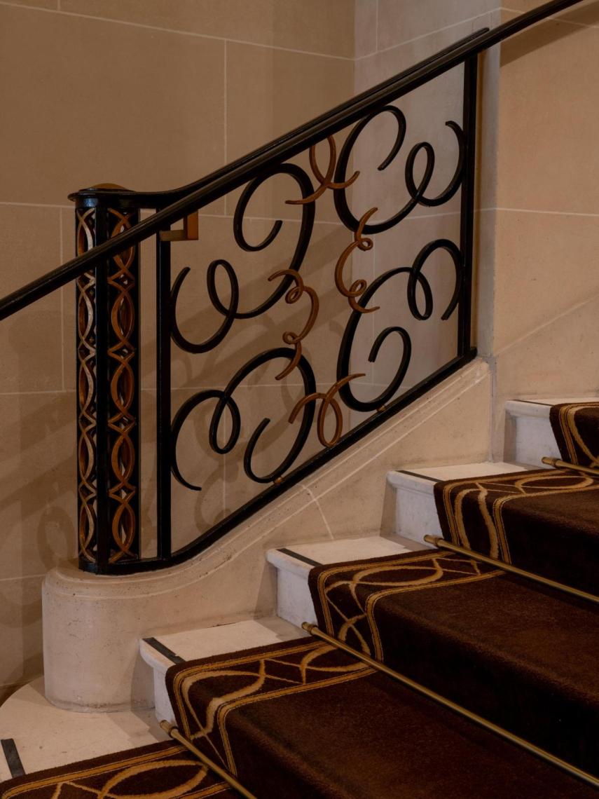 Detalles de la decoración Art Déco del Prince de Galles.