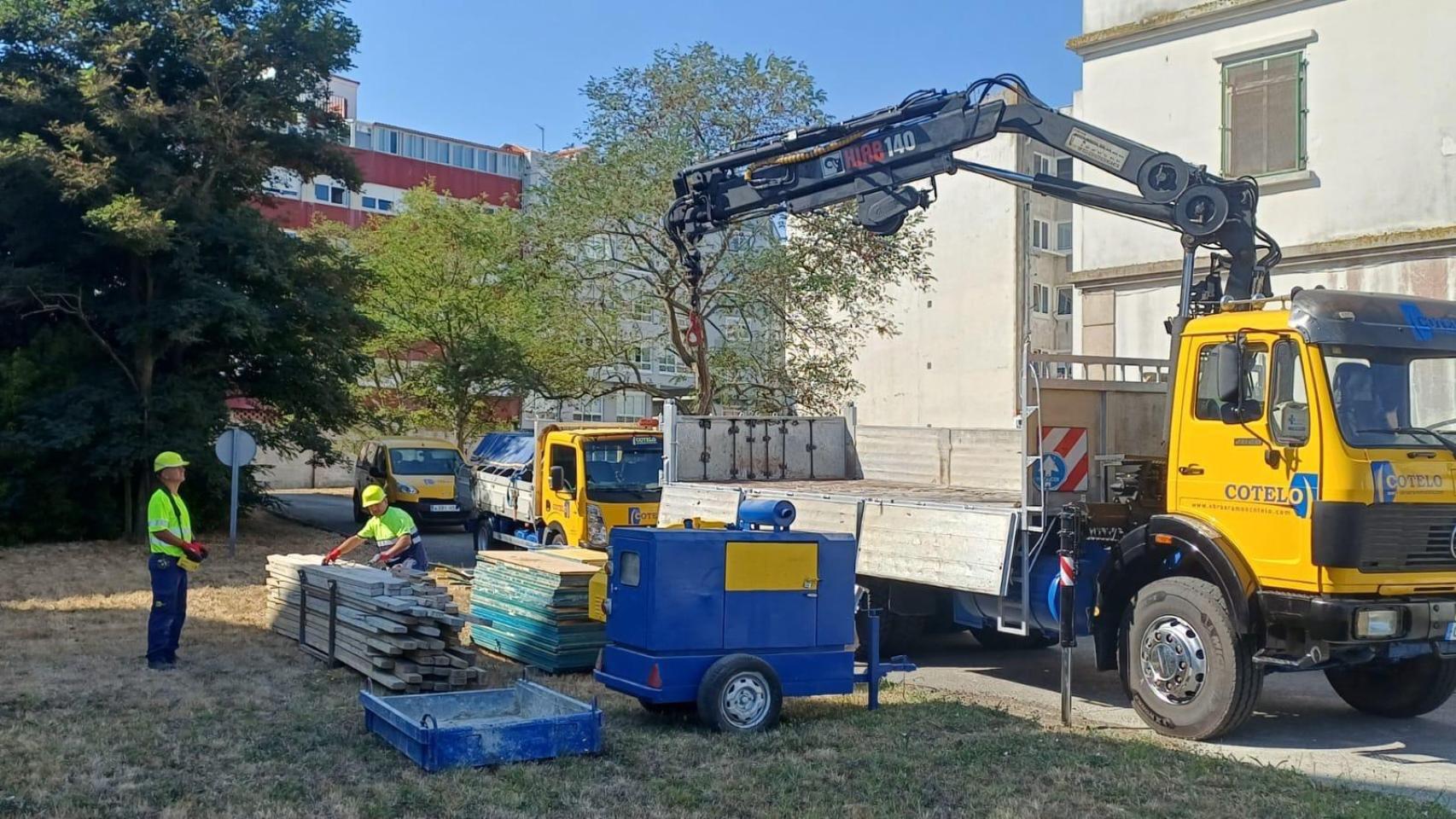 Comienzan las obras del Parque del Observatorio en el barrio del Agra del Orzán en A Coruña