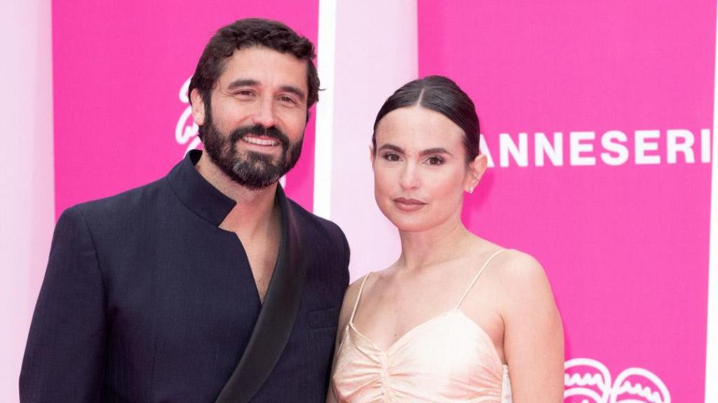 La expareja en un acto público.