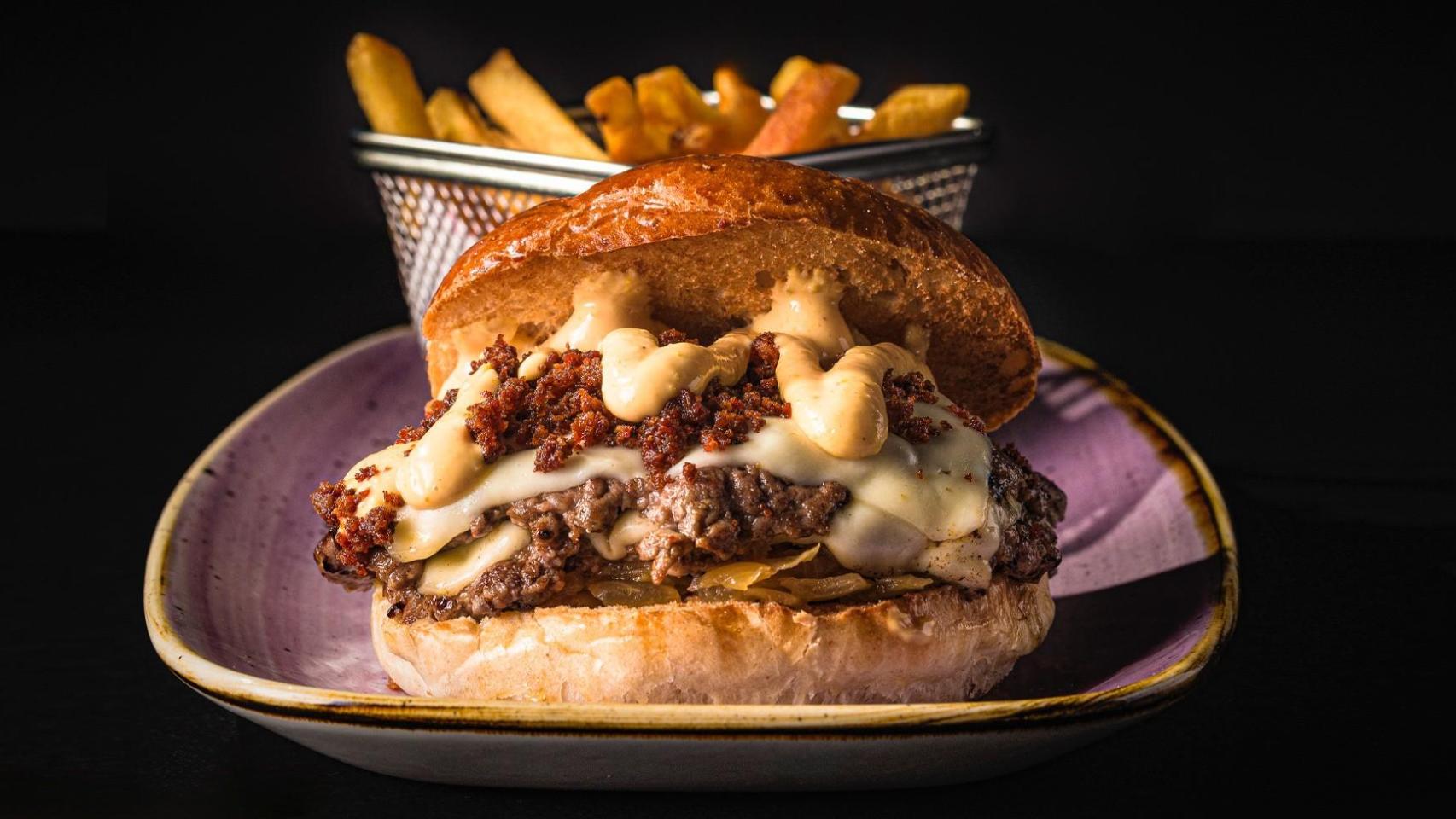 Una de las 'burgers' de la hamburguesería gallega.