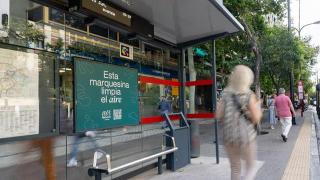 En Zaragoza las marquesinas purifican el aire de la ciudad: su efecto beneficioso equivale al de 12 árboles adultos