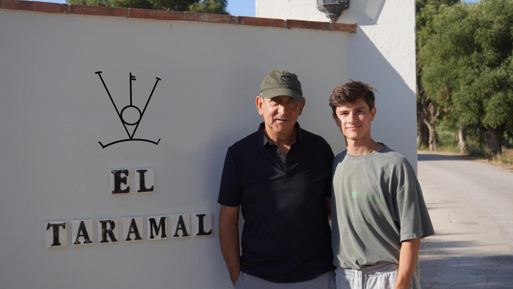 Juan José Vera y Aarón Palacio en 'El Tamaral'