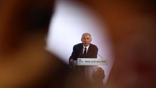 El primer ministro francés, ayer, en rueda de prensa.