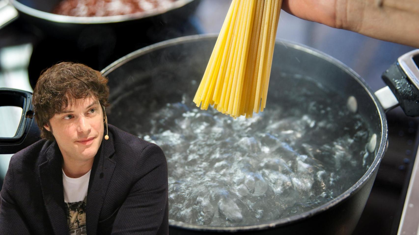 Jordi Cruz en un montaje de El Español