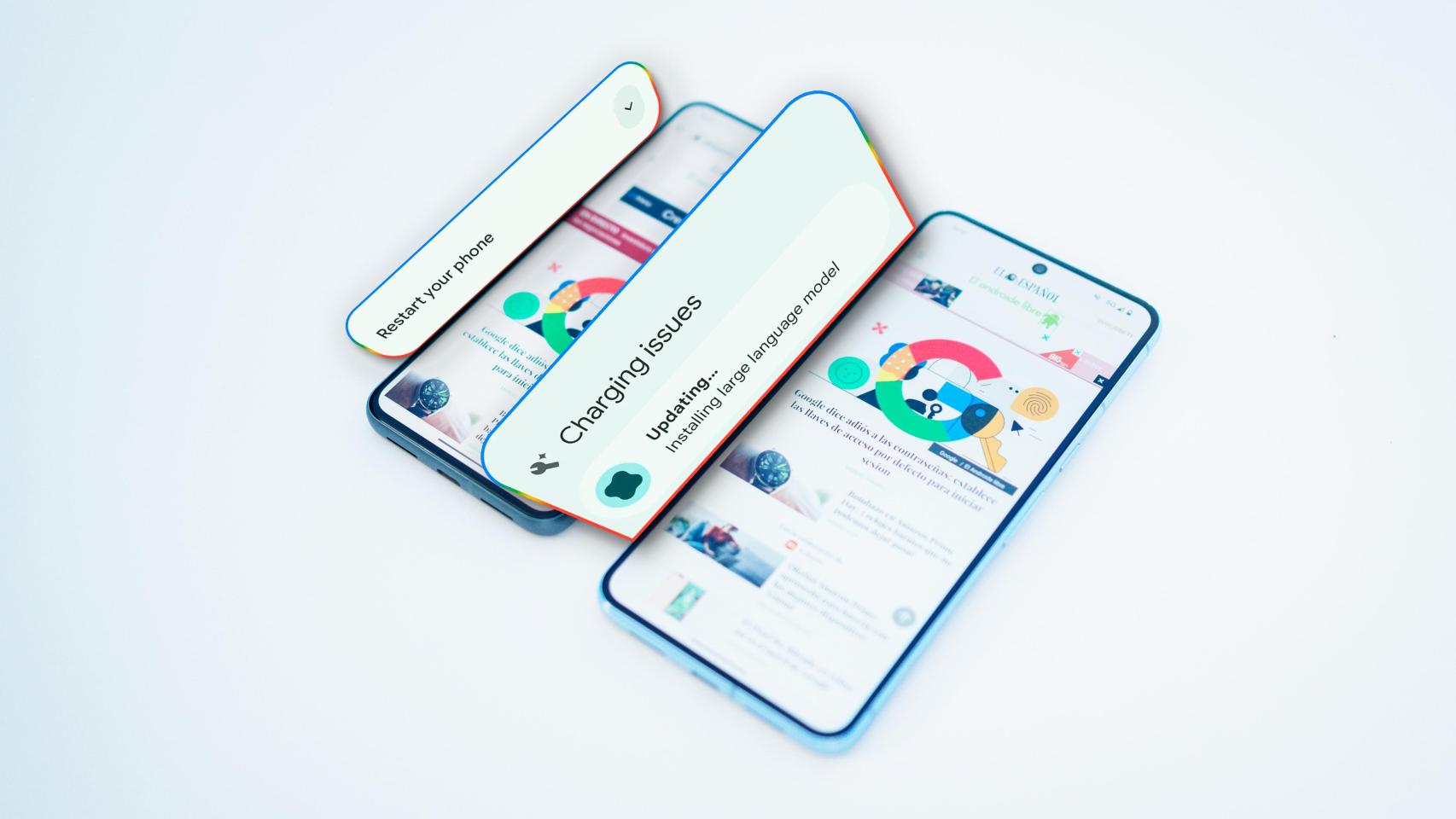 Fotomontaje inspirado en el Pixel 8