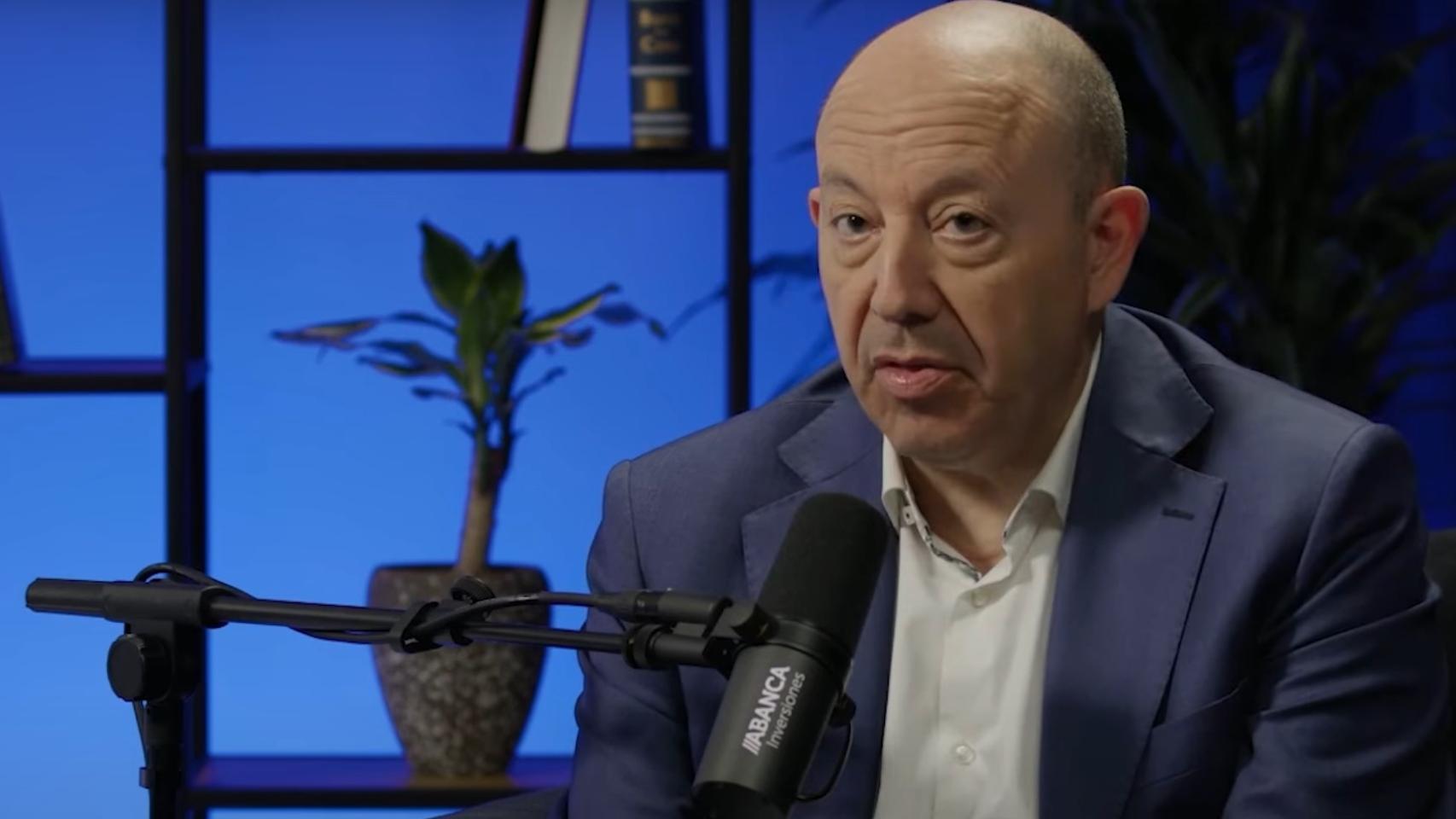 El economista Gonzalo Bernardos en una entrevista.