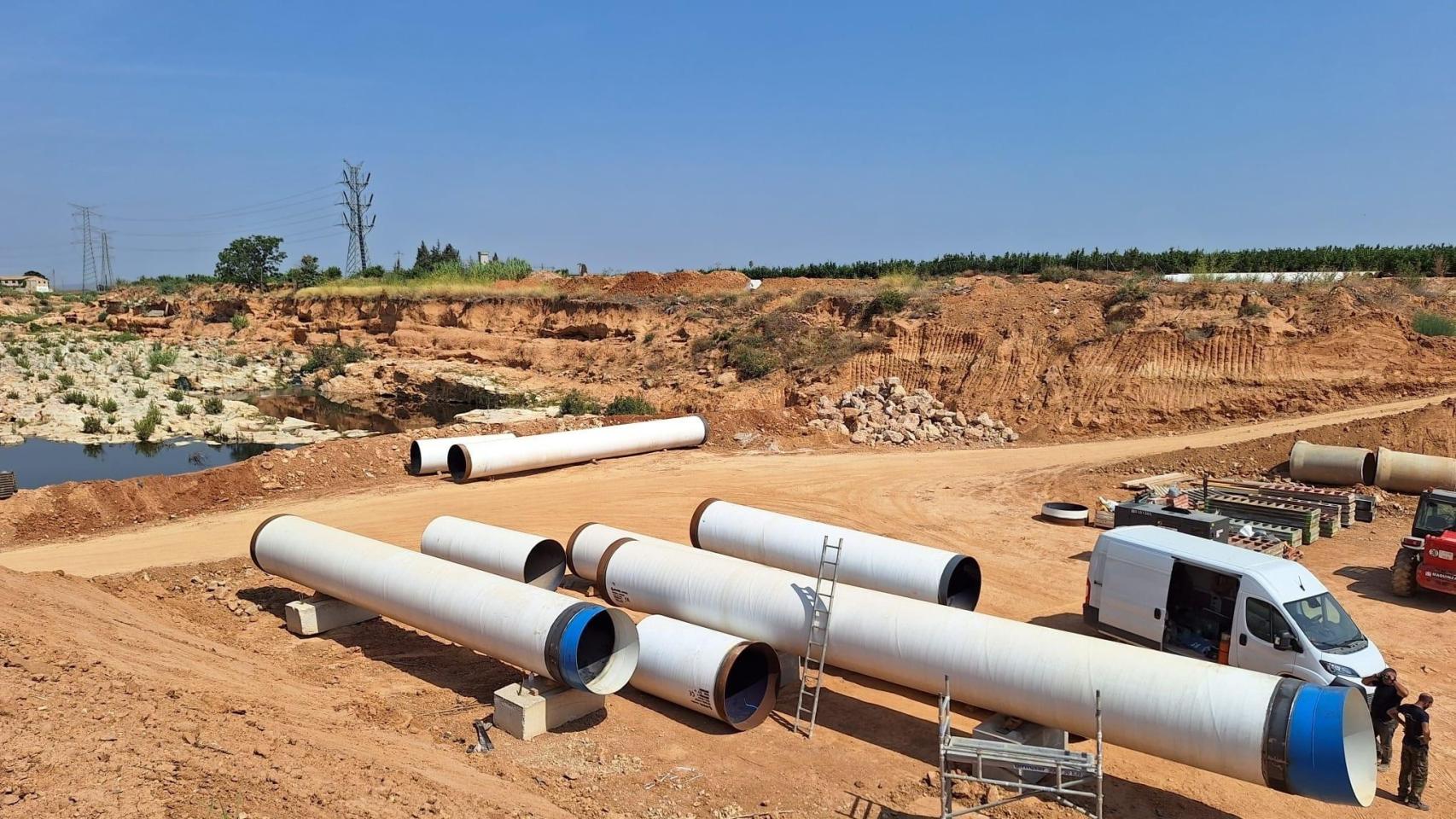 Las obras de emergencia en el canal Júcar-Turia entran en su fase final.