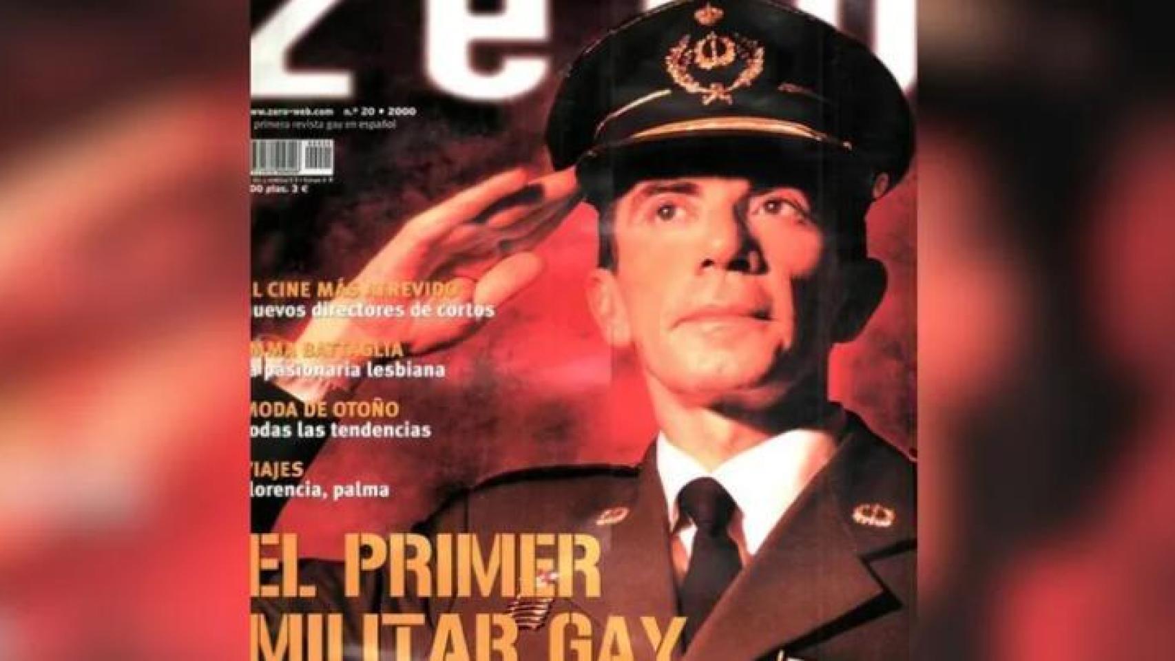 Portada de la revista 'Zero' en la que José María Sánchez Silva manifestó su homosexualidad.